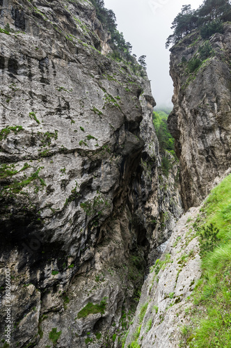 The Kurtatin Gorge in North Ossetia-Alania