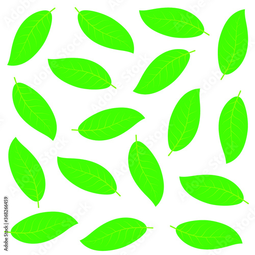 Pattern with leaves