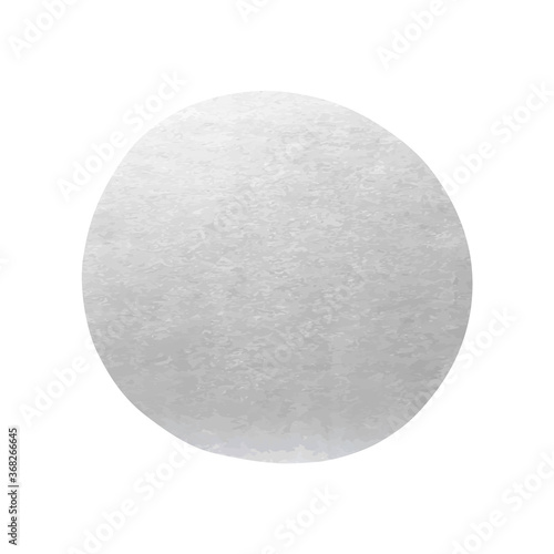Silver Label - Round Metallic Shape - Silver Point