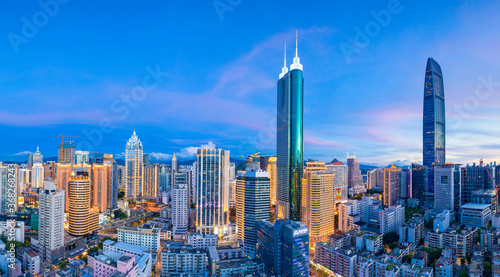 City Scenery of Shenzhen City, Guangdong Province, China © Weiming