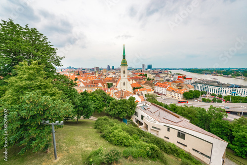 Photography Saint Martin Cathedral in Bratislava, Slovakia.