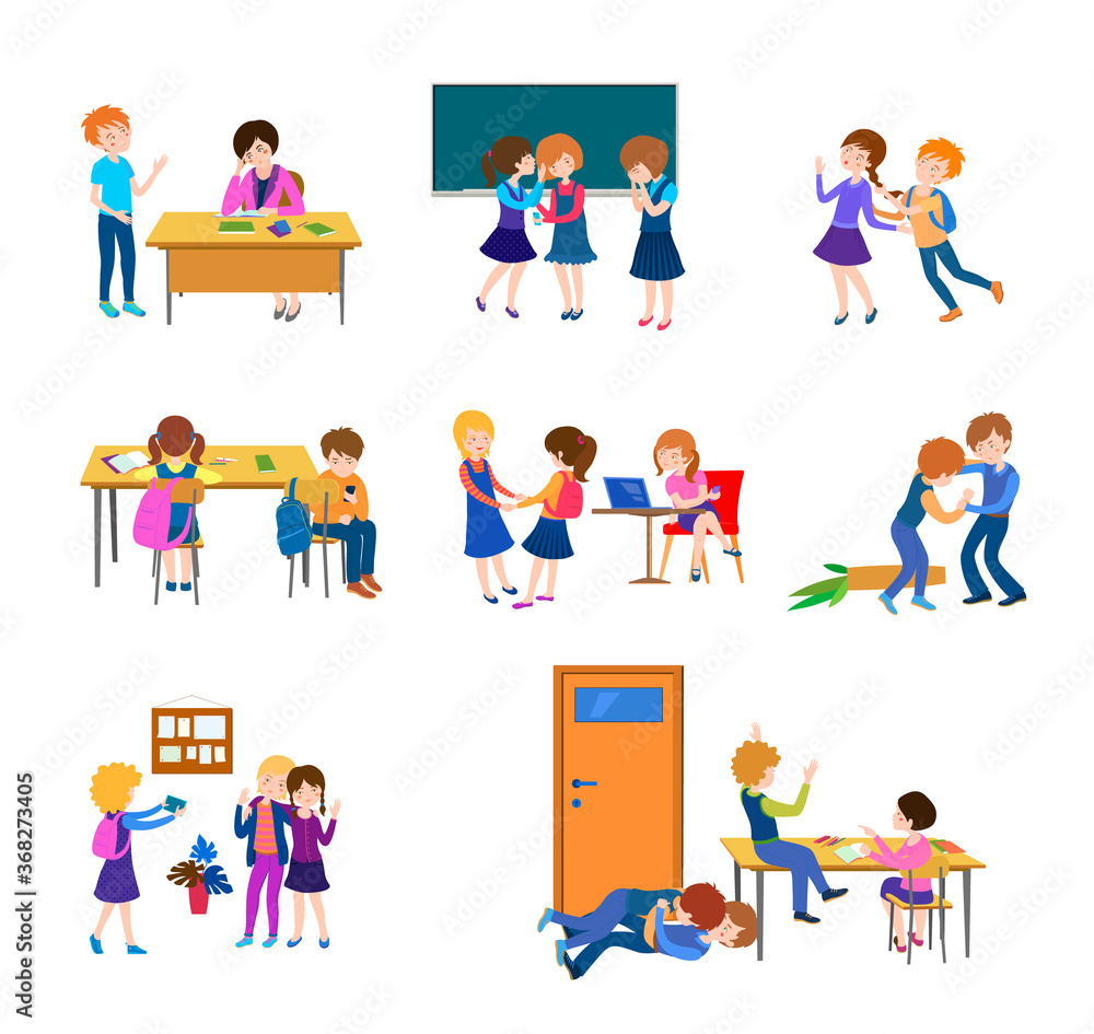 school class behavior set school class behavior set