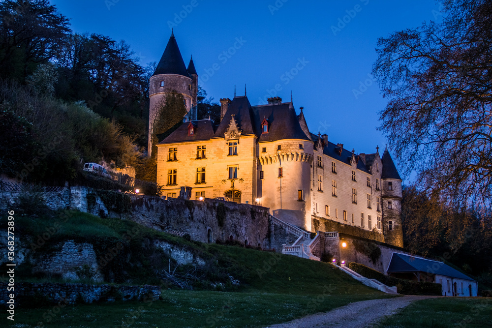 Castle of Chissay-en-Touraine in France