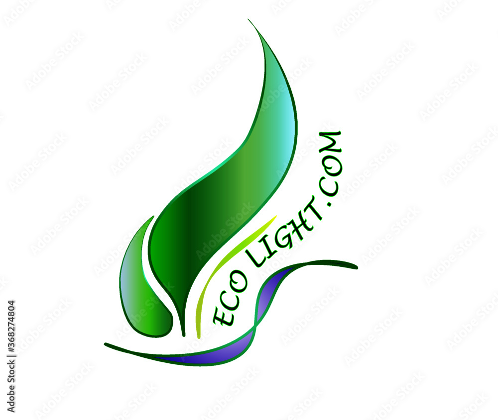Eco light modern logo design vector file download Eco light modern logo design vector file download