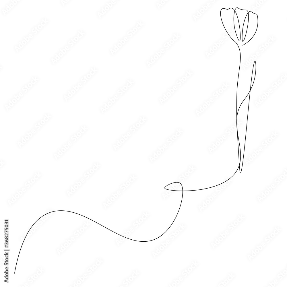 Flower silhouette design. Vector illustration Flower silhouette design. Vector illustration