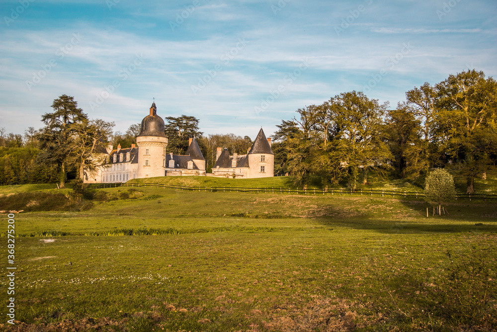 Castle of the Gué-Péan in France