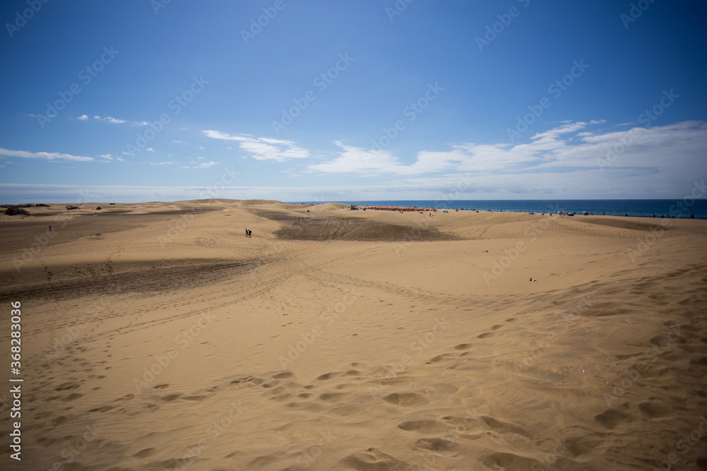 Canary Island dunes in Maspalomas 