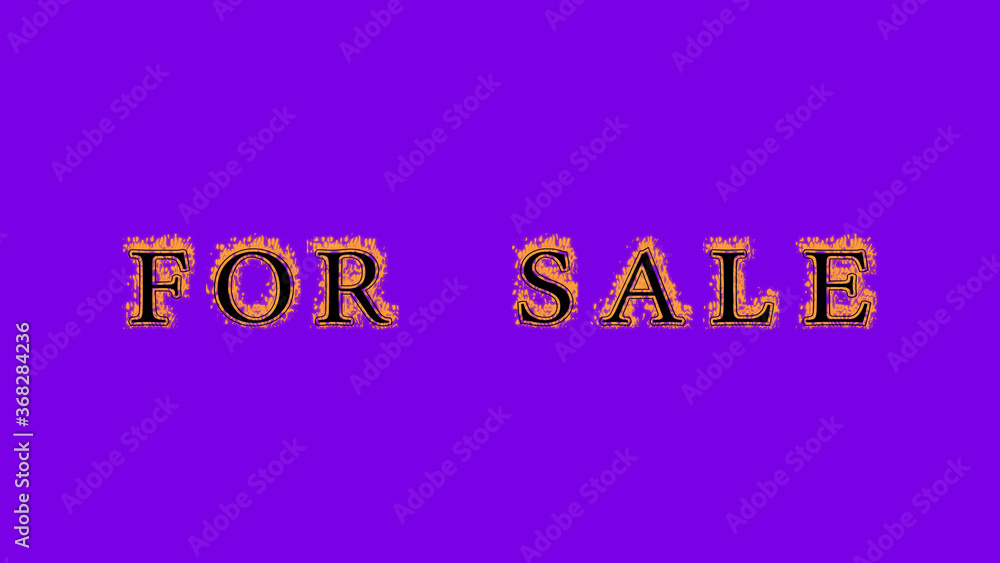 for sale fire text effect violet background. animated text effect with high visual impact. letter and text effect. Alpha Matte. for sale fire text effect violet background. animated text effect with high visual impact. letter and text effect. Alpha Matte.