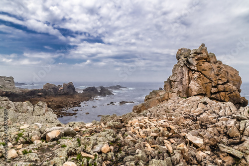 rocky coast of the island of Ouessant, off Brittany © philippe paternolli