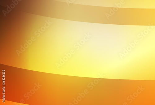 Light Orange vector blurred shine abstract texture.