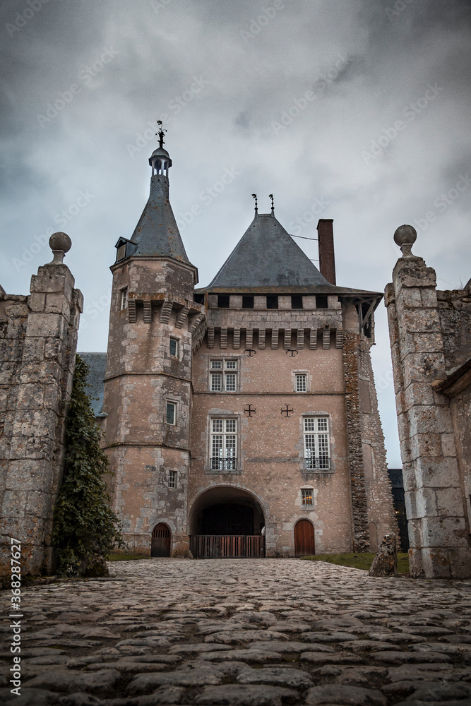 Castle of Talcy in France