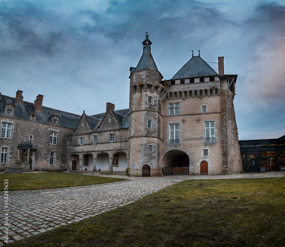 Castle of Talcy in France