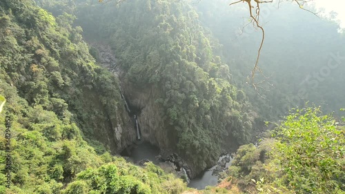 Deep Forest beautiful waterfall Haew Narok waterfall at Kao Yai national park World HeritageThailand