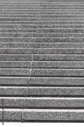 gray stone steps