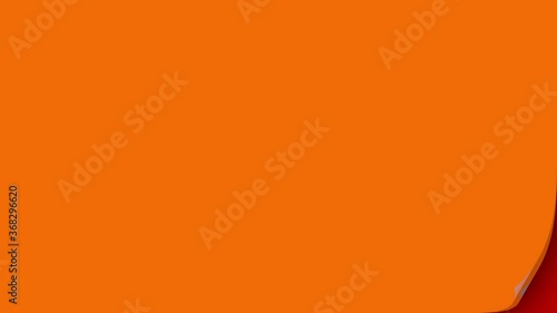 Flipping colorful pages. 4k 3D animation of colorful pages being flipped over