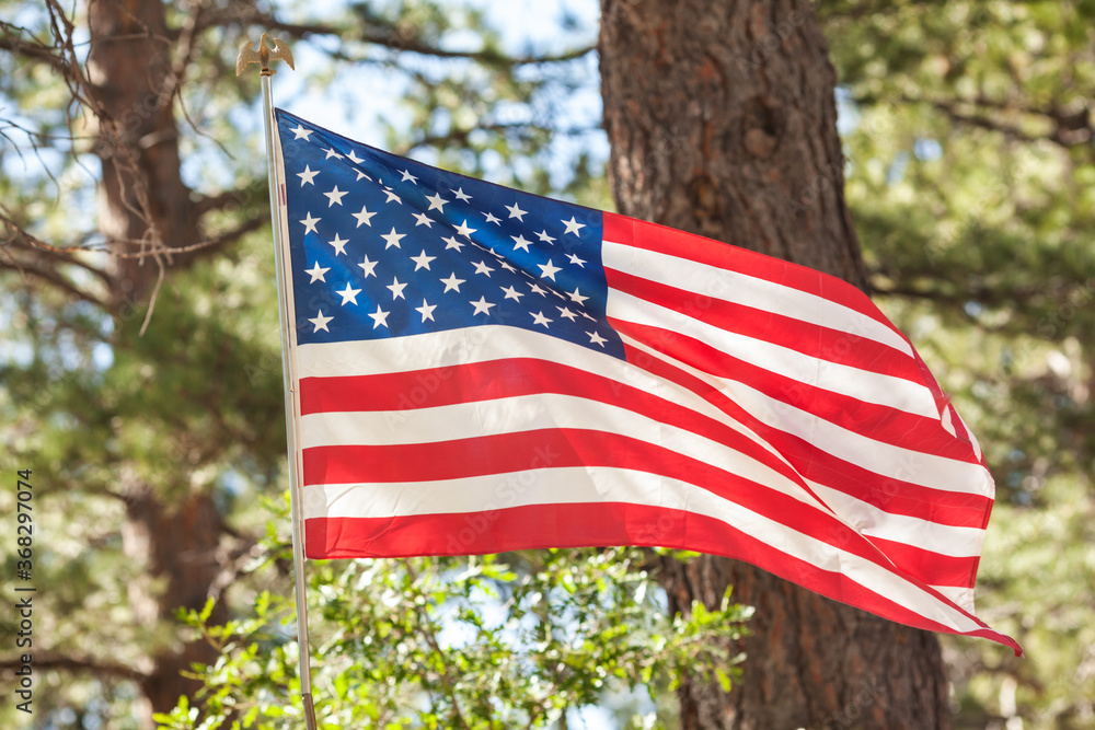 United States Flag for celebrating 4th of July, Labour Day or Memorial Day