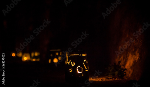 Halloween event at night photo