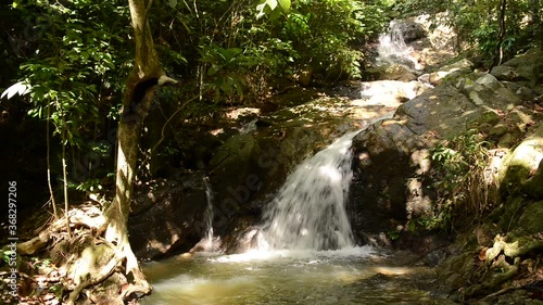 Beautiful nature of Kathu Waterfall at Phuket Thailand.