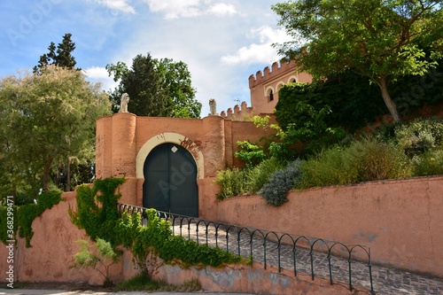 Fototapeta Naklejka Na Ścianę i Meble -  Detalles del castillo de Láchar en Granada, España