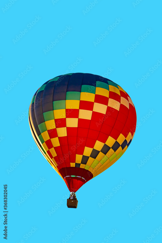 Fototapeta premium Colored hot air balloons in the sky