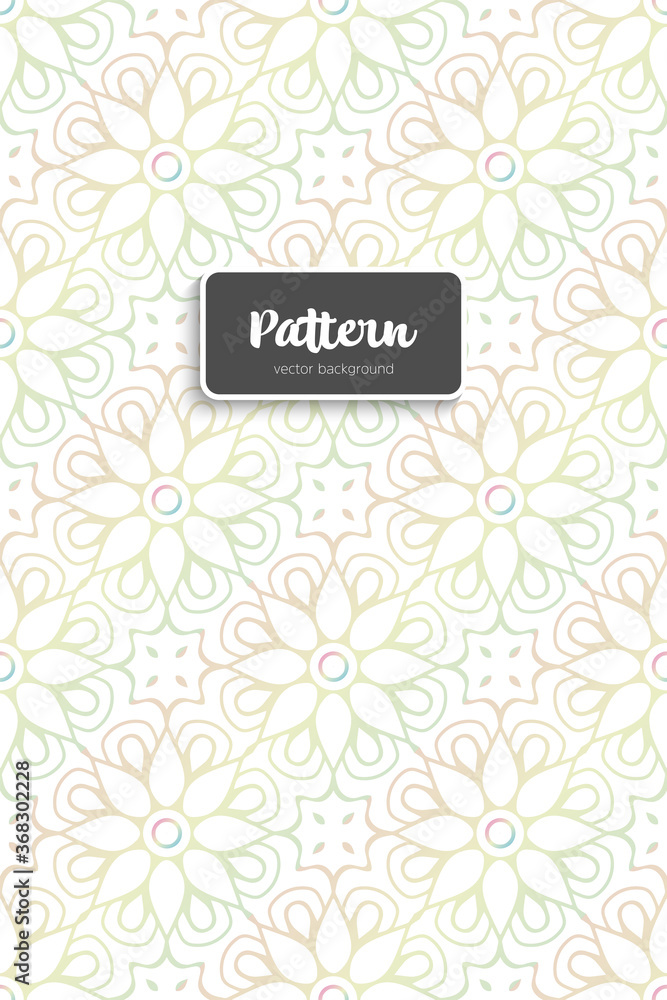 Ornate floral seamless texture, endless pattern Ornate floral seamless texture, endless pattern