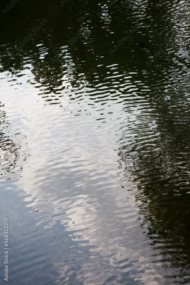 Abstraction of water with ripples Abstraction of water with ripples