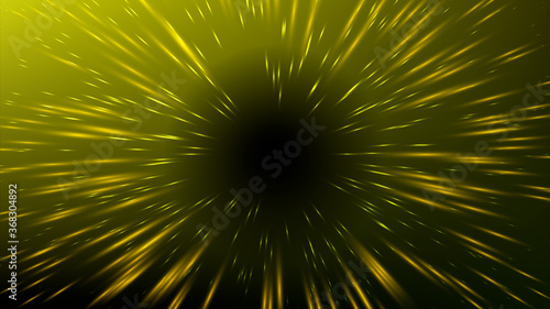 Vector illustration of faster than light (FTL) interstellar or intergalactic travel. Speed of light and hyperspace. Colorful design template for poster, banner, cover, catalog, wallpaper.
