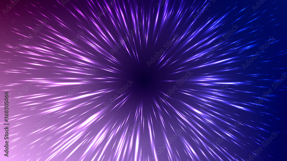 Vector illustration of faster than light (FTL) interstellar or intergalactic travel. Speed of light and hyperspace. Colorful design template for poster, banner, cover, catalog, wallpaper.
Vector illustration of faster than light (FTL) interstellar or intergalactic travel. Speed of light and hyperspace. Colorful design template for poster, banner, cover, catalog, wallpaper.