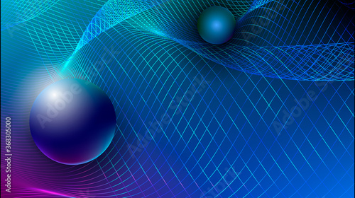 Vector illustration of faster than light (FTL) interstellar or intergalactic travel. Speed of light and hyperspace. Colorful design template for poster, banner, cover, catalog, wallpaper.
