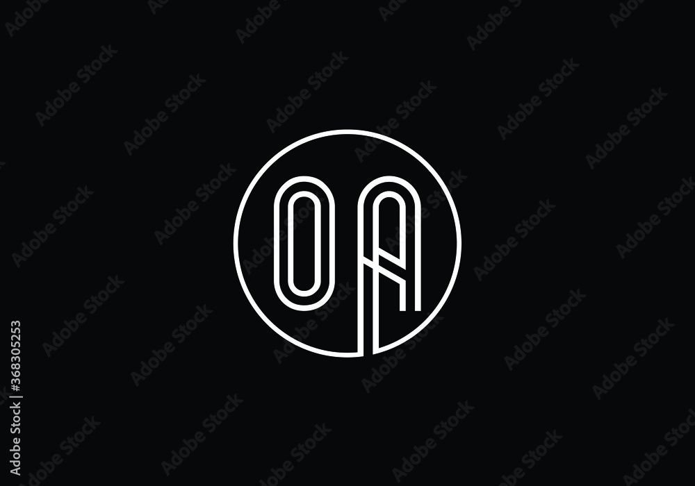 Initial Monogram Letter O A Logo Design Vector Template. O A Letter Logo Design
Initial Monogram Letter O A Logo Design Vector Template. O A Letter Logo Design