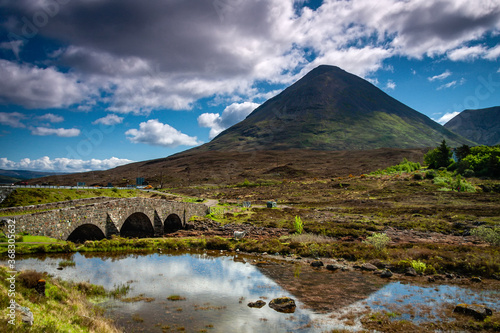 Wallpaper Mural The Old Bridge at Sligachan, Isle of Skye Torontodigital.ca