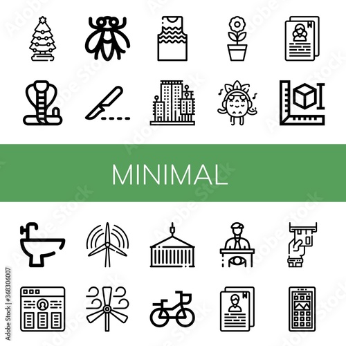 minimal icon set