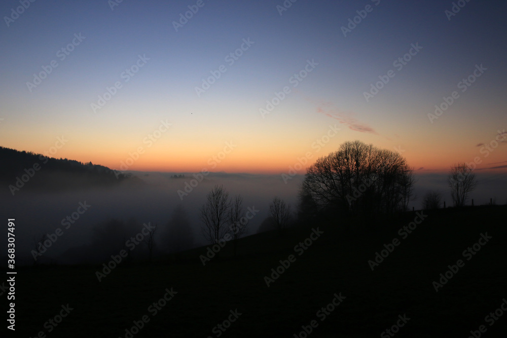 Abendstimmung im Odenwald