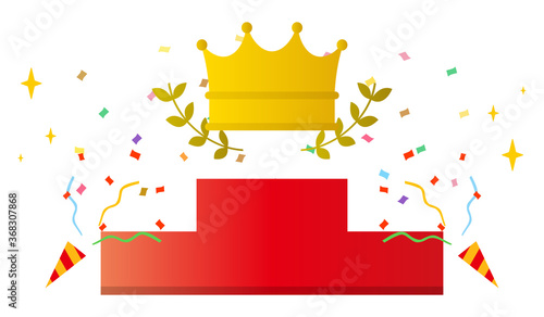 王冠と表彰台2