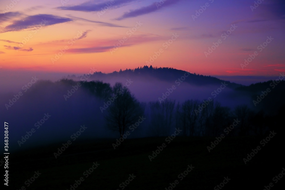 Abendstimmung im Odenwald Abendstimmung im Odenwald