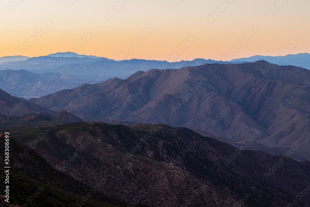 Sunset Mountain Ridge