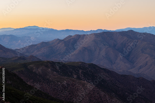 Sunset Mountain Ridge