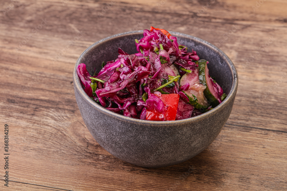 Pickled red cabbage with herbs Pickled red cabbage with herbs