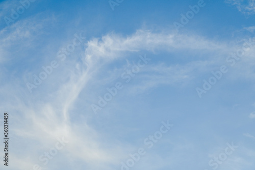 Sky scenes with different cloud shapes  colors and size.