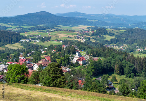 Fototapeta Naklejka Na Ścianę i Meble -  Istebna, Silesian Beskids, Poland