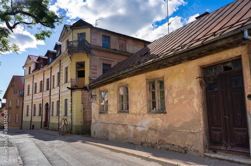 Streets of the town of Cesis, loctaed whithin the Gauja National Park in Latvia. © Luis