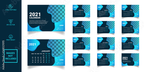 Desk Calendar Template