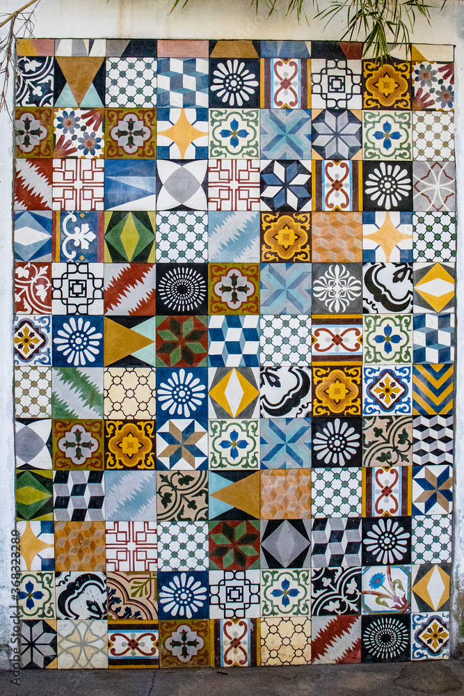 Fototapeta premium ceramic tile mosaic
