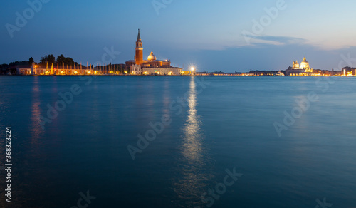 Venice at sunset - Stock Image