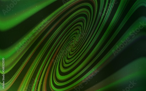 Light Green vector template with space stars. Modern abstract illustration with Big Dipper stars. Template for cosmic backgrounds.