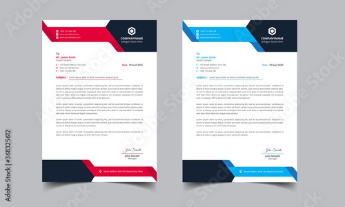 Modern company letterhead Template