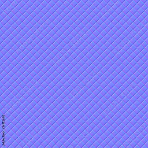 Seamless fishnet pattern normal map