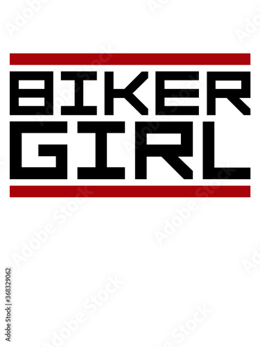Balken Logo Biker Girl geschafft bestanden
