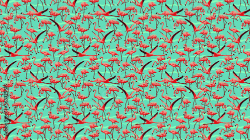 Flamingo Pattern