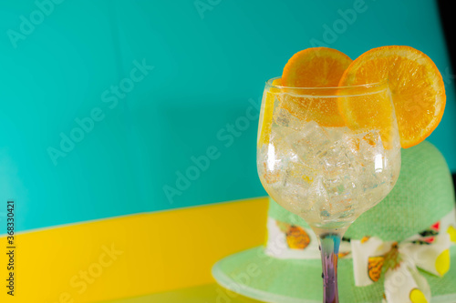 my best dry gin and tonic with orange by far
